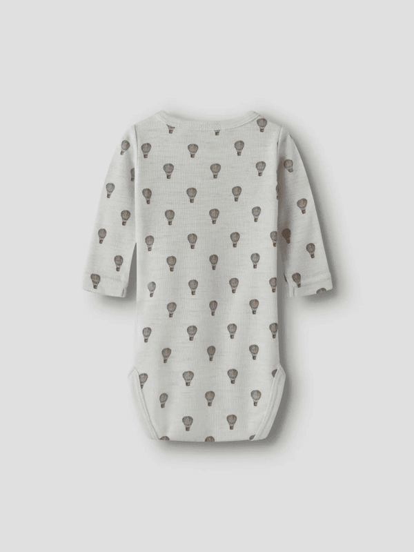 Noel Nor Wool Ls Slim Body - Oyster Mushroom Alrbaloon 