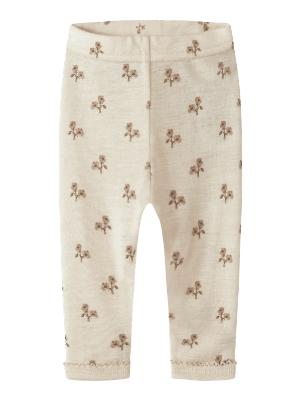 Nalu Wo/Mo Slim Leggings - Turtledove Flower