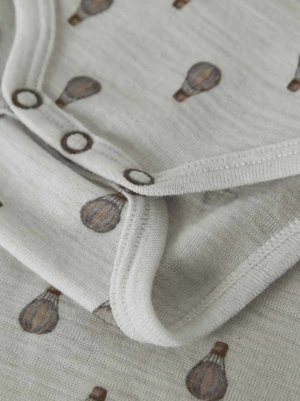 Noel Nor Wool Ls Slim Body - Oyster Mushroom Alrbaloon 