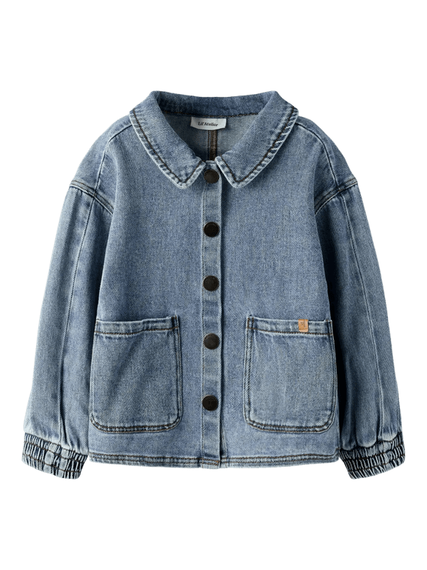 Karole Ls Dnm Shirt - Medium Blue Denim