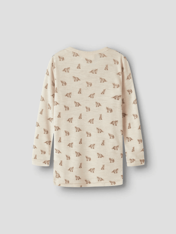 Nalu Wo/Mo Ls Slim Top - Turtledove Fox