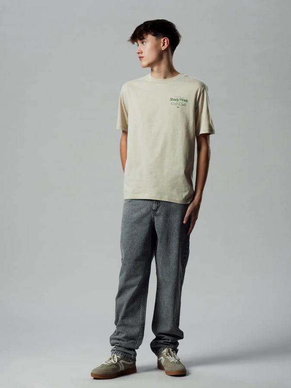 Toneizza Dnm Dad Straight Pant -  Light Grey Denim