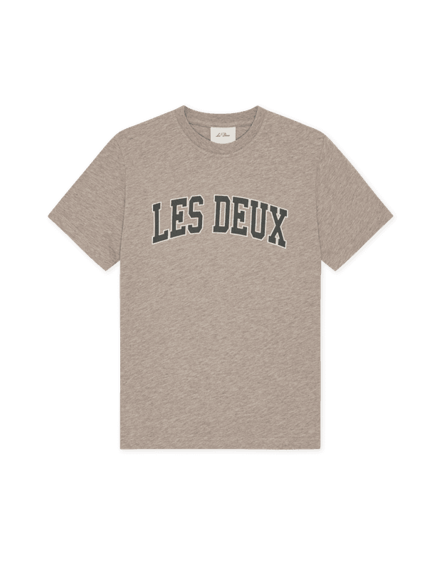 College T-shirt - Dark Sand Melange 