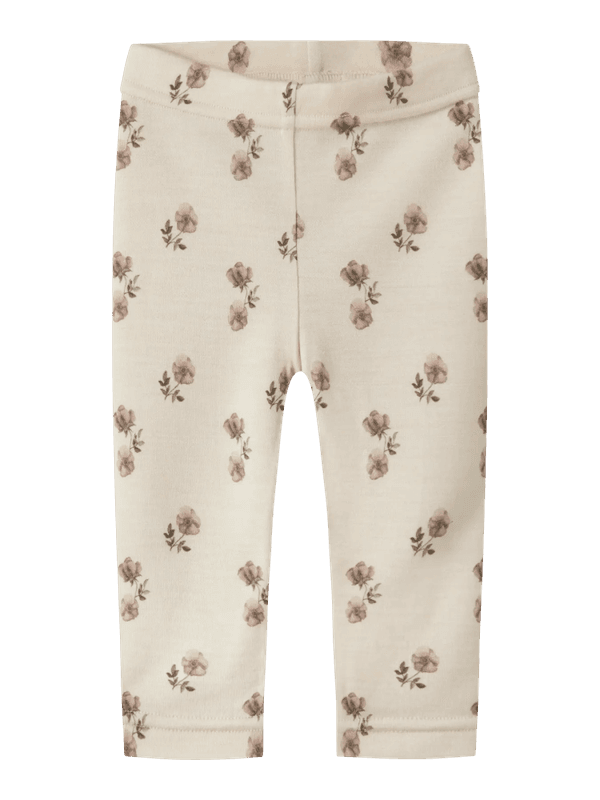 Nilo Nun Wo/Mo Slim Leggings - Turtledove Flower