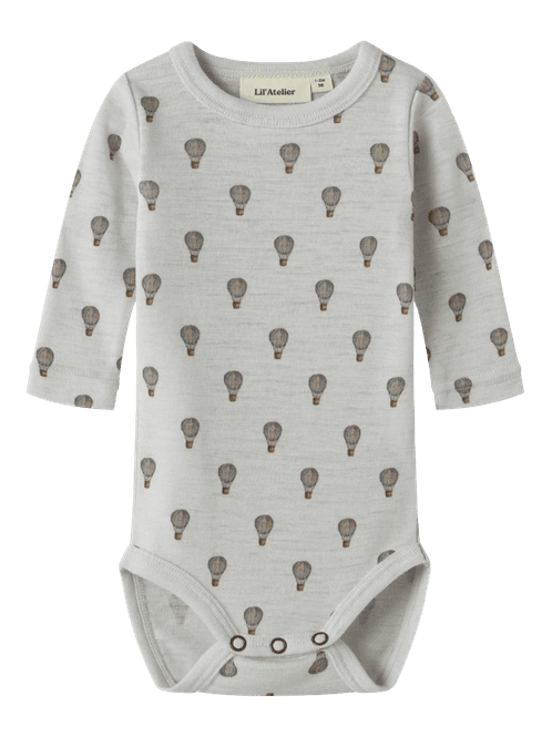Hovedbilde Noel Nor Wool Ls Slim Body - Oyster Mushroom ...