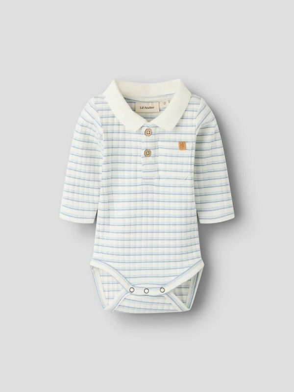 Haldur Slim Body - Coconut Milk/Dusty Blue |Striper