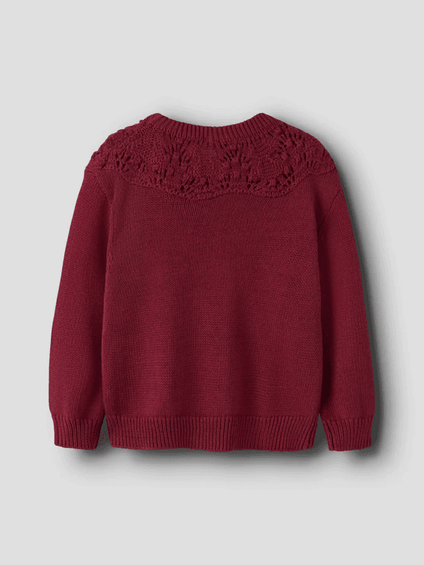 Reva Ls Loose Knit - Biking Red
