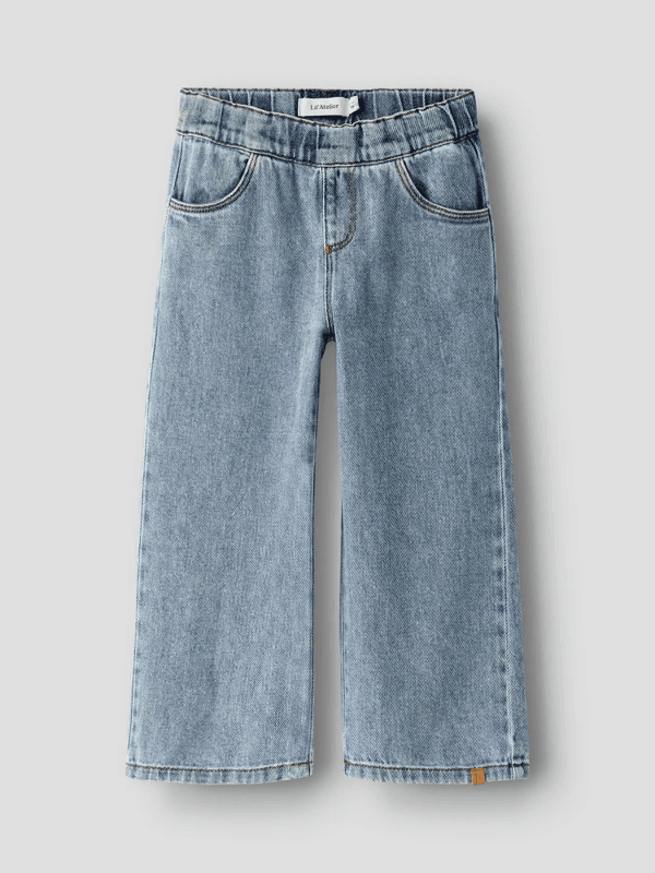 Karole Slim Wide Jeans -  Medium Blue Denim