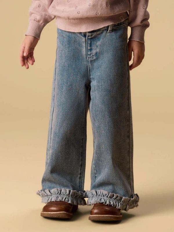 Damla Wide Ancel Jeans - Blue Denim