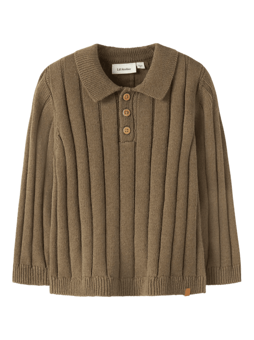 Hovedbilde Lomon Loose Knit Polo - Kangaroo