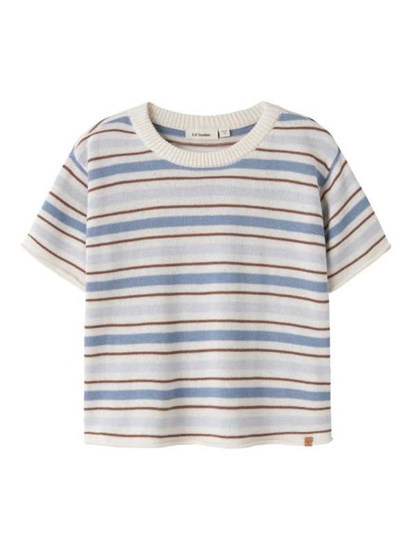 Hito Loose Knit - Coconut Milk/Dusty Blue